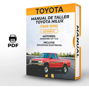 Manual de Taller Toyota Hilux (1988-1998) Español Diagrama Eléctrico