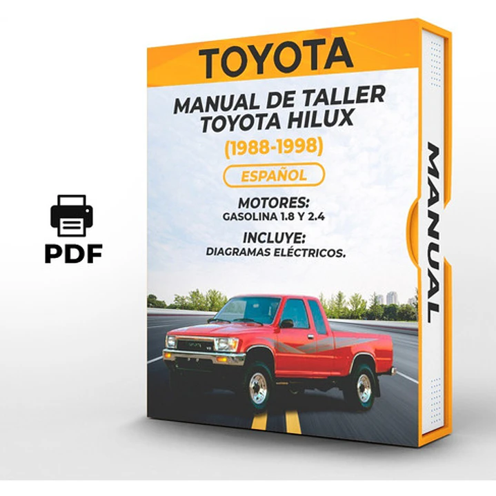 Manual de Taller Toyota Hilux (1988-1998) Español Diagrama Eléctrico 1