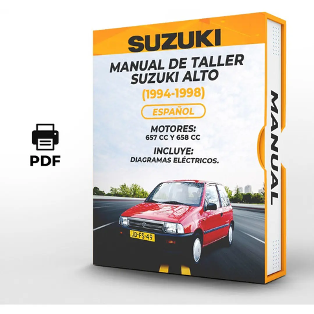 Manual de Taller Suzuki Alto (1994-1998) Español Diagrama Eléctrico 1