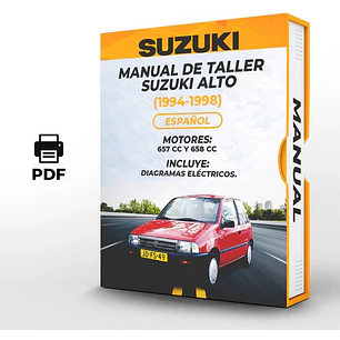 Manual de Taller Suzuki Alto (1994-1998) Español Diagrama Eléctrico