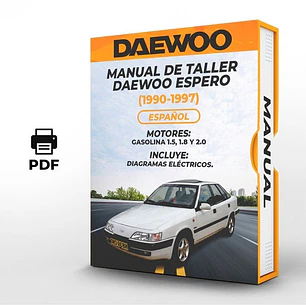 Manual de Taller Daewoo Espero (1990-1997) Español  Diagrama Eléctrico
