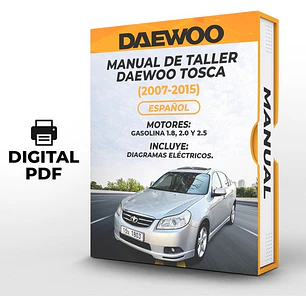 Manual de Taller Daewoo Tosca (2007-2015) Español*** Diagrama Eléctrico