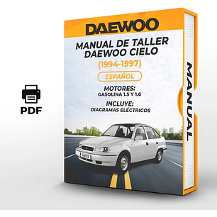 Manual de Taller Daewoo Cielo (1994-1997) Español Diagrama Eléctrico