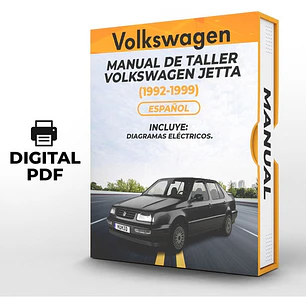 Manual de Taller Volkswagen Jetta (1992-1999) Español Diagrama Eléctrico
