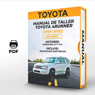 Manual de Taller Toyota 4runner (1995-2002) Español Diagrama Eléctrico