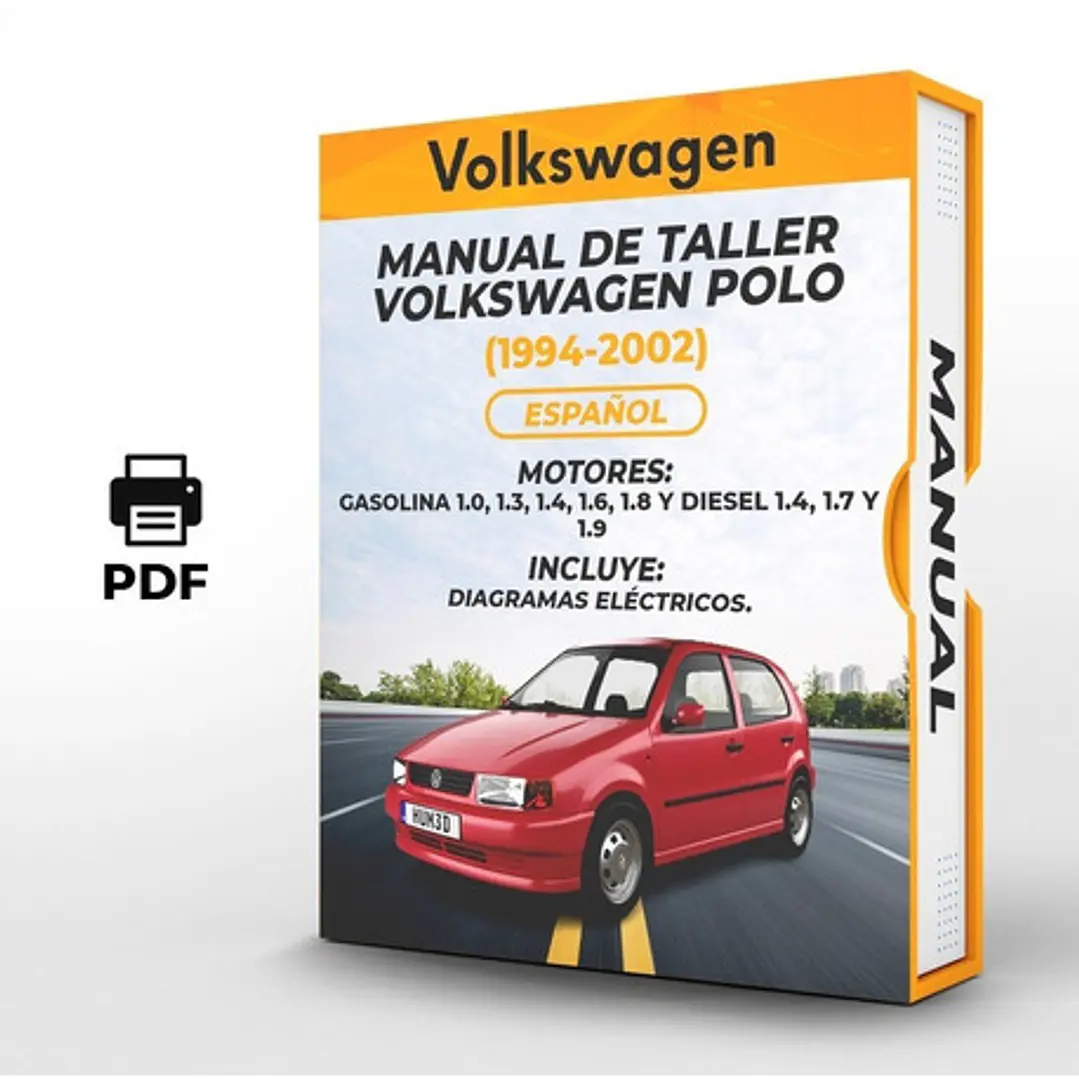 Manual de Taller Volkswagen Polo (1994-2002) Español Diagrama Eléctrico 1
