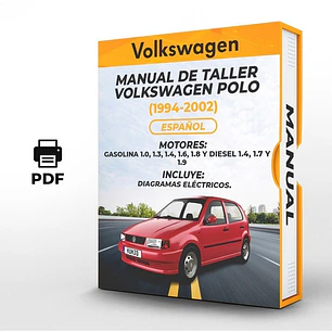 Manual de Taller Volkswagen Polo (1994-2002) Español Diagrama Eléctrico