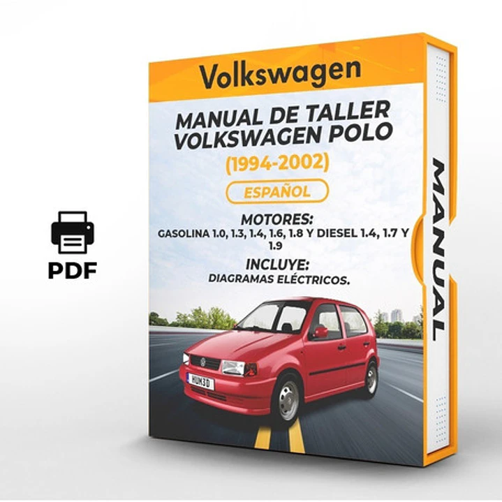 Manual de Taller Volkswagen Polo (1994-2002) Español Diagrama Eléctrico 1