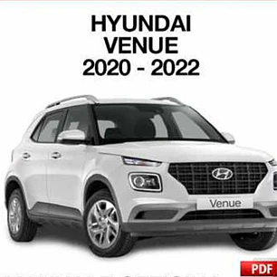 Manual de Taller Hyundai Venue (2020-2022) (INGLES)