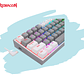 TECLADO MECÁNICO Gamer Redragon FIZZ PRO Wireless. Spanish K616-RGB-GW GREY/WHITE - Miniatura 4