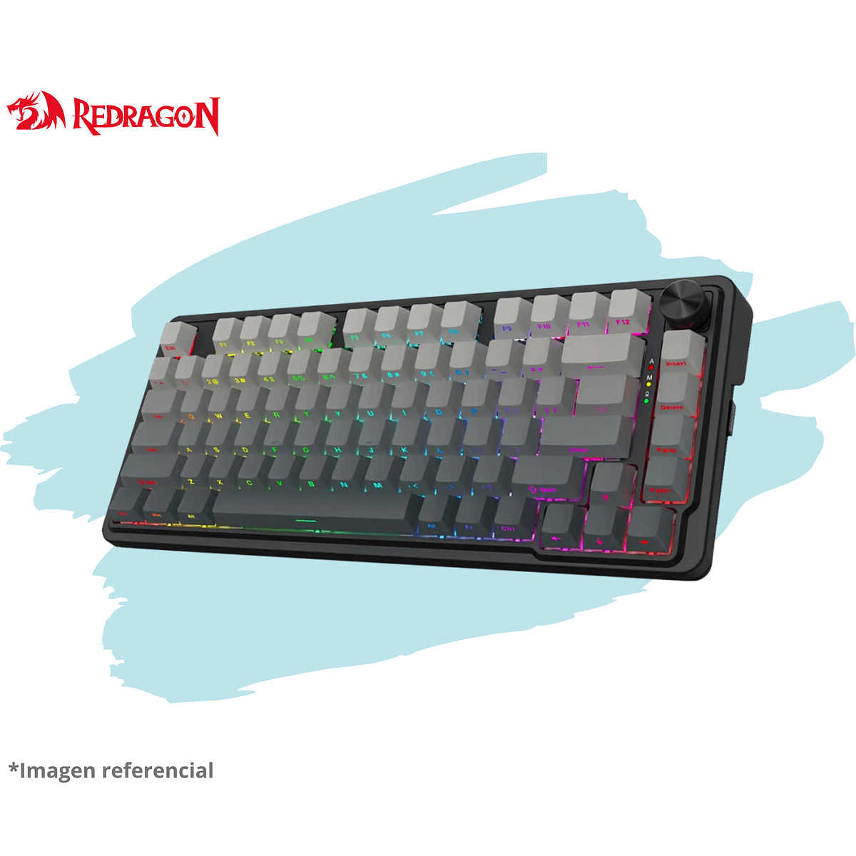 TECLADO REDRAGON UCALPRO-RGB Wireless English K673SP BLACK DEGRADED 1