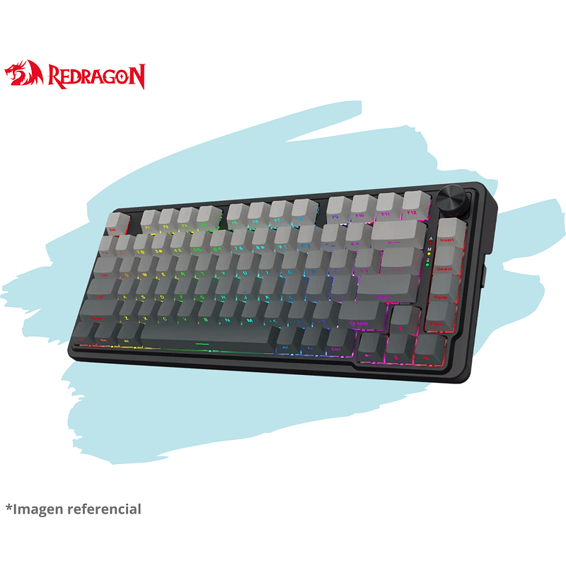 TECLADO REDRAGON UCALPRO-RGB Wireless English K673SP BLACK DEGRADED 1