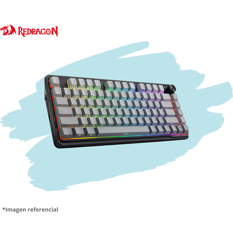 TECLADO REDRAGON UCALPRO-RGB Wireless English K673SP BLACK DEGRADED 3