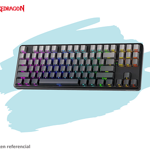 TECLADO REDRAGON  STARD BLADE RGB-PRO Wireless English K707 BLACK DEGRADED