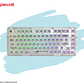 TECLADO REDRAGON ELF PRO RGB-PRO Wireless English Transparente K649CT - Miniatura 1