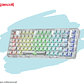TECLADO REDRAGON ELF PRO RGB-PRO Wireless English Transparente K649CT - Miniatura 2