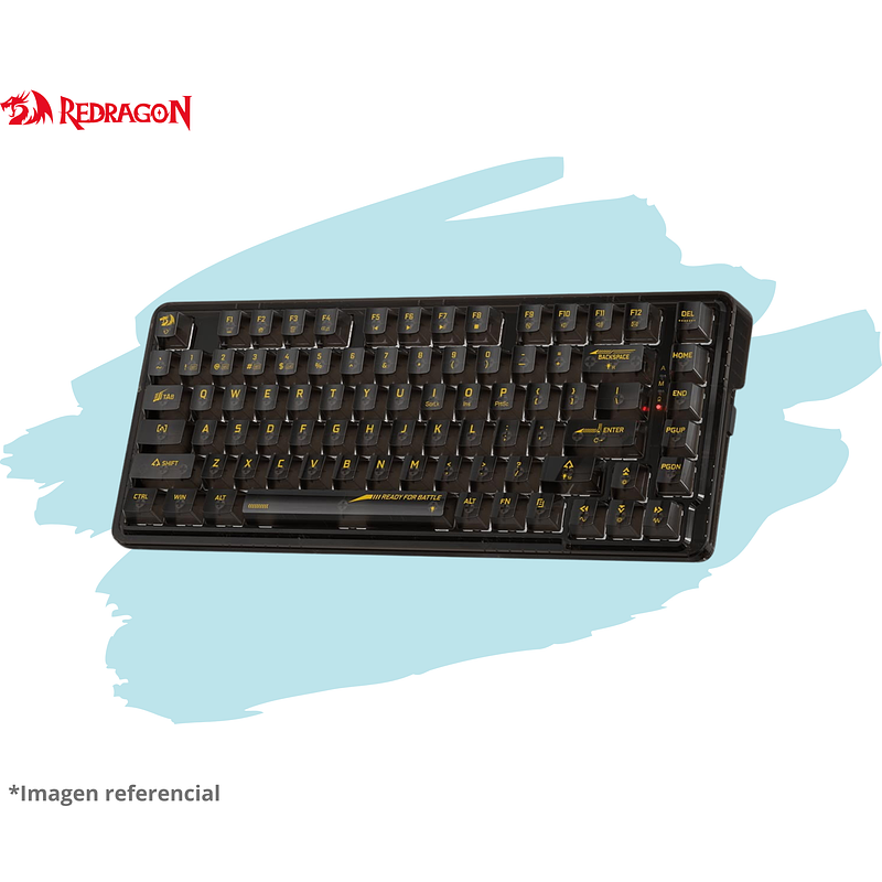 TECLADO REDRAGON ELF PRO Black K649CTB RGB-PRO Wireless English 2
