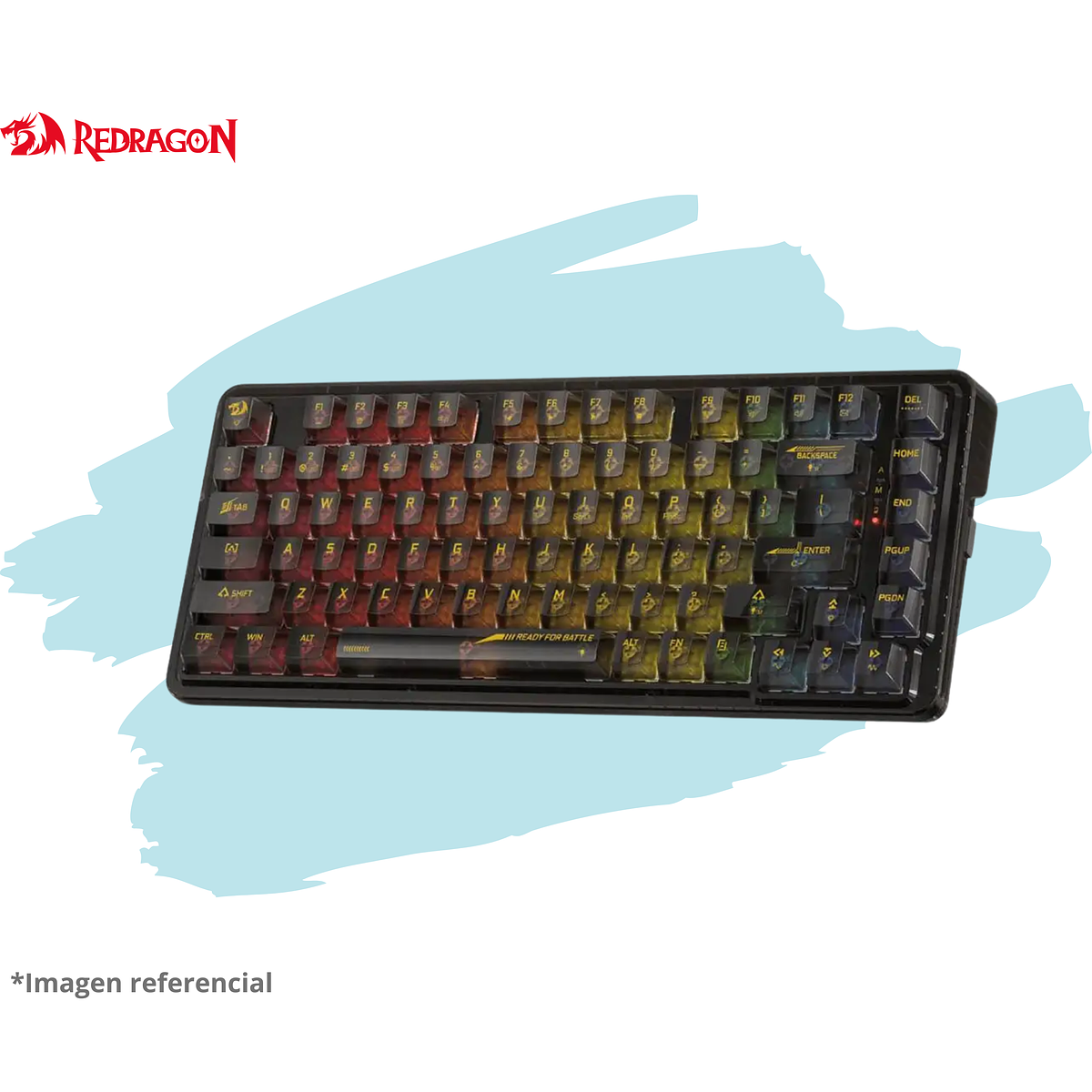 TECLADO REDRAGON ELF PRO Black K649CTB RGB-PRO Wireless English 1