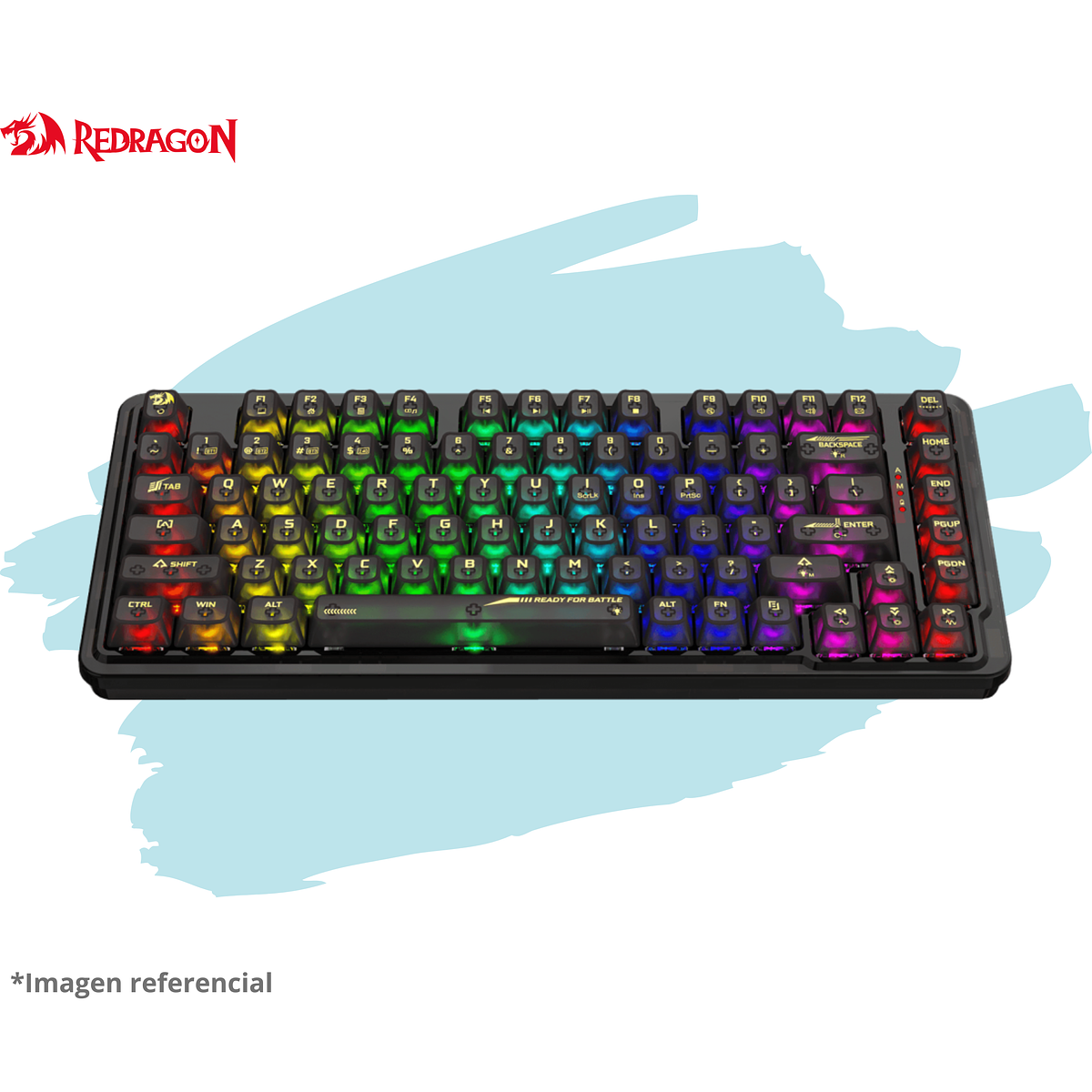 TECLADO REDRAGON ELF PRO Black K649CTB RGB-PRO Wireless English 4