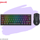 Combo Redragon S143 Teclado K617RGB FIZZ SP (Español Cableado) + Mouse M724 Black - Miniatura 1