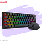 Combo Redragon S143 Teclado K617RGB FIZZ SP (Español Cableado) + Mouse M724 Black - Miniatura 4