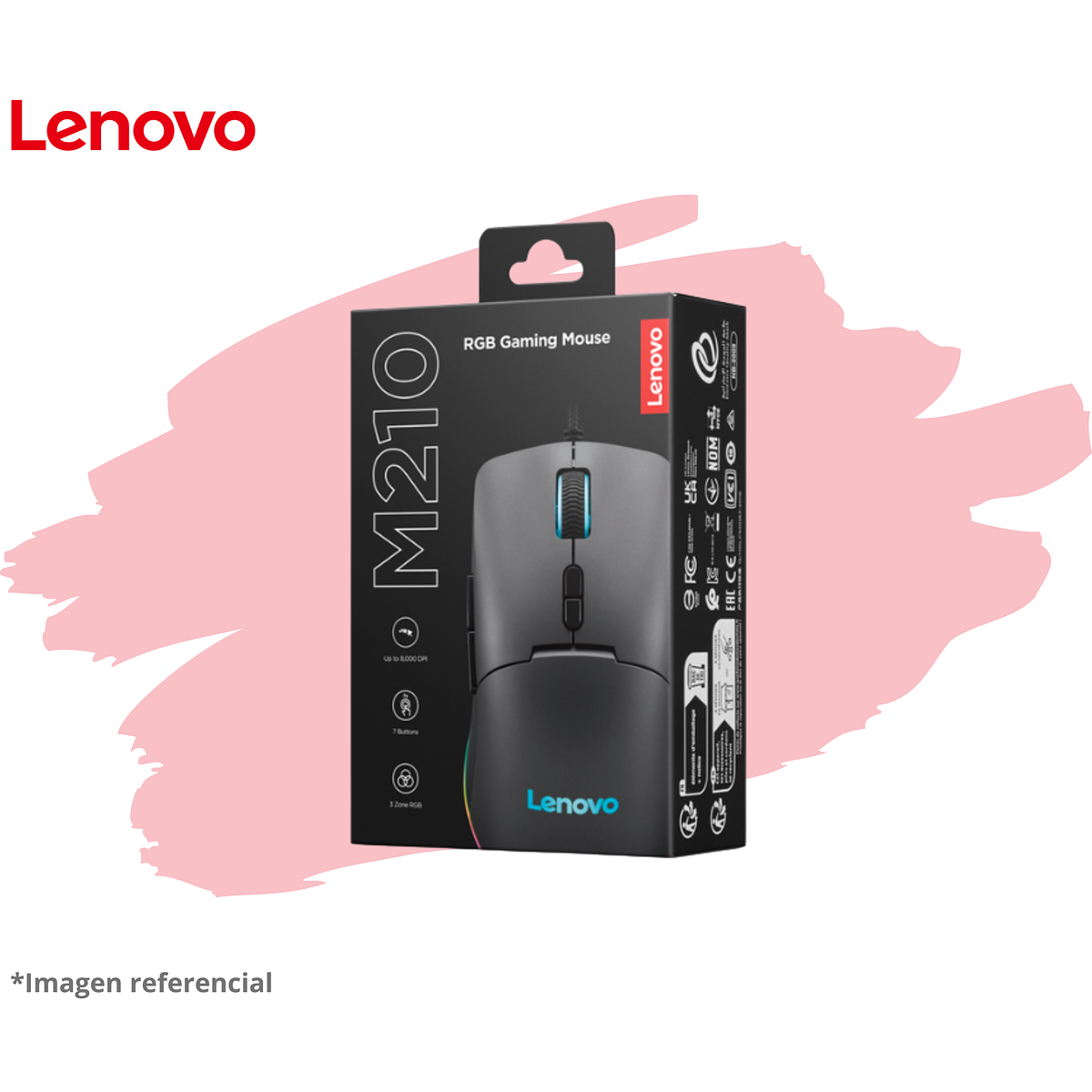  MOUSE LENOVO M210 RGB GAMING 1