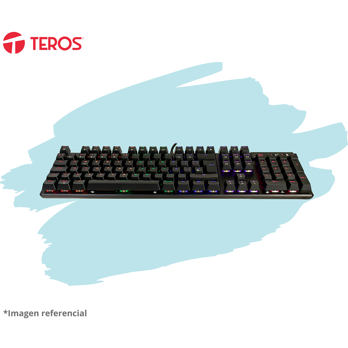 TECLADO GAMER USB TE4068 BK 2