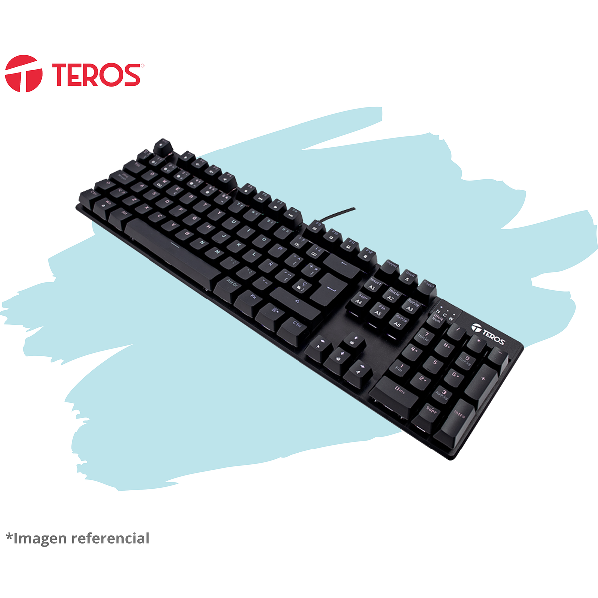 TECLADO GAMER USB TE4068 BK 3