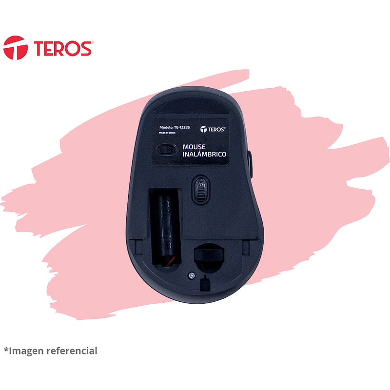 MOUSE STD WIRELESS TE1228 BK 3