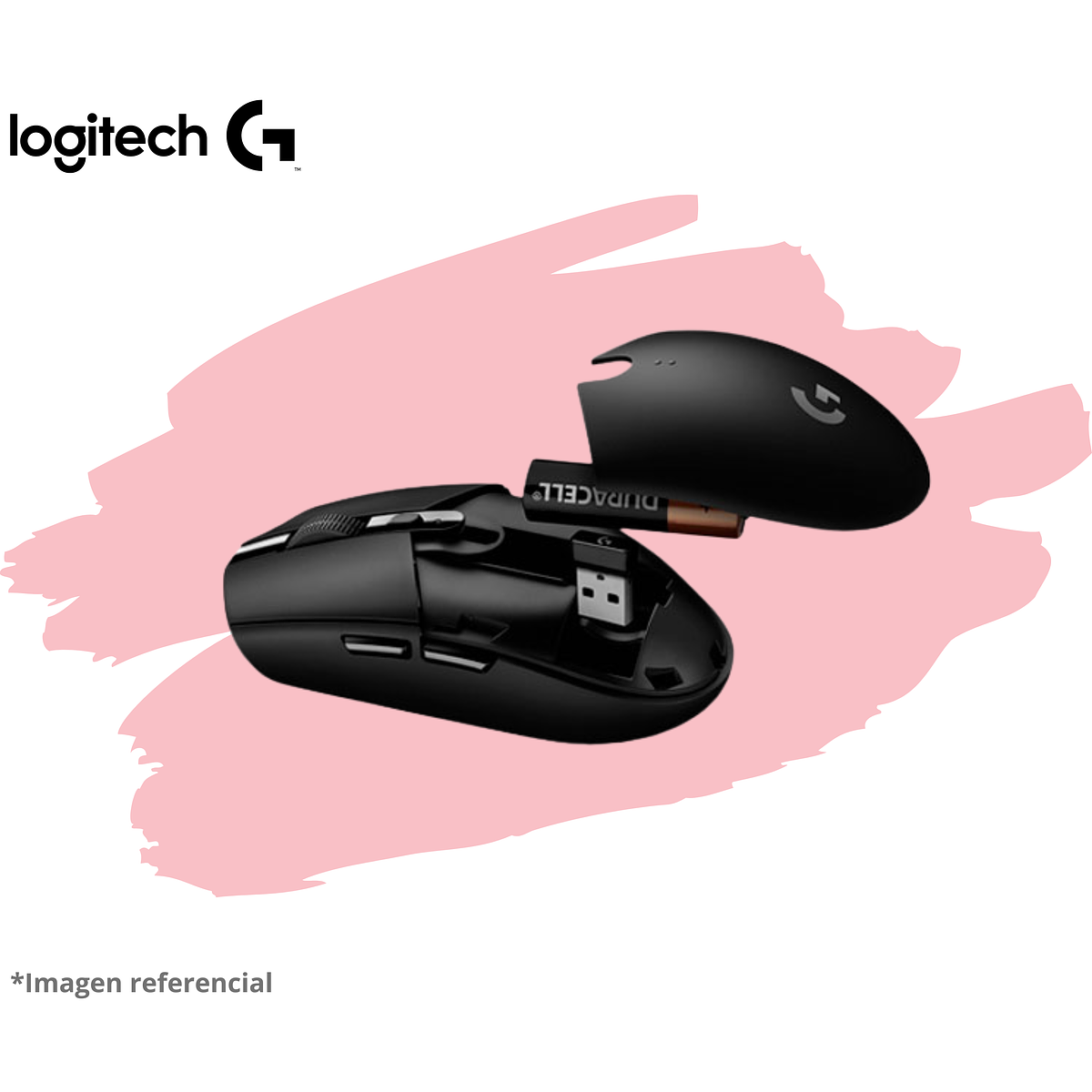 MOUSE LOGITECH G305 LIGTHSPEED WIRELESS BLACK 3
