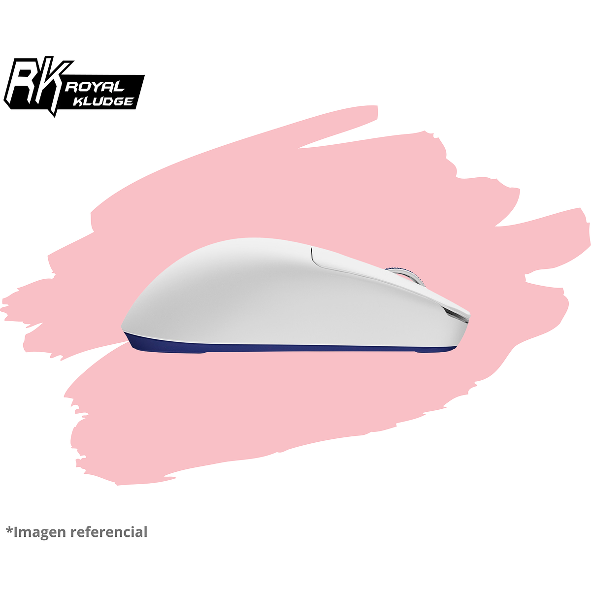 MOUSE ROYAL KLUDGE M30 INALÁMBRICO WHITE BLUE 2