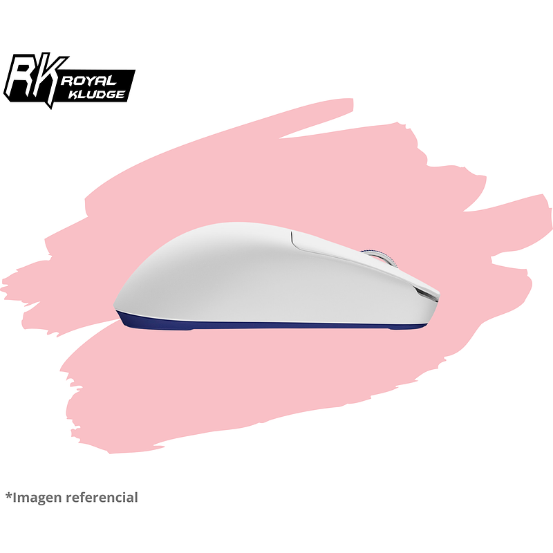 MOUSE ROYAL KLUDGE M30 INALÁMBRICO WHITE BLUE 2
