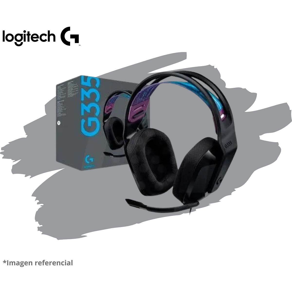 AUDIFONO CON MICROFONO LOGITECH G335 BLACK 1