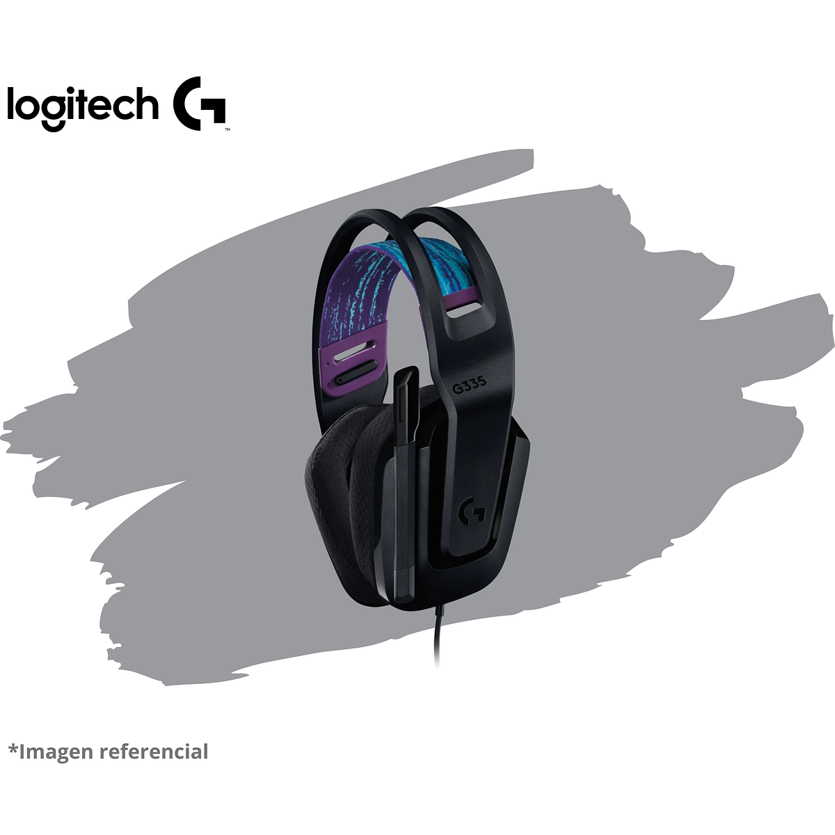 AUDIFONO CON MICROFONO LOGITECH G335 BLACK 3