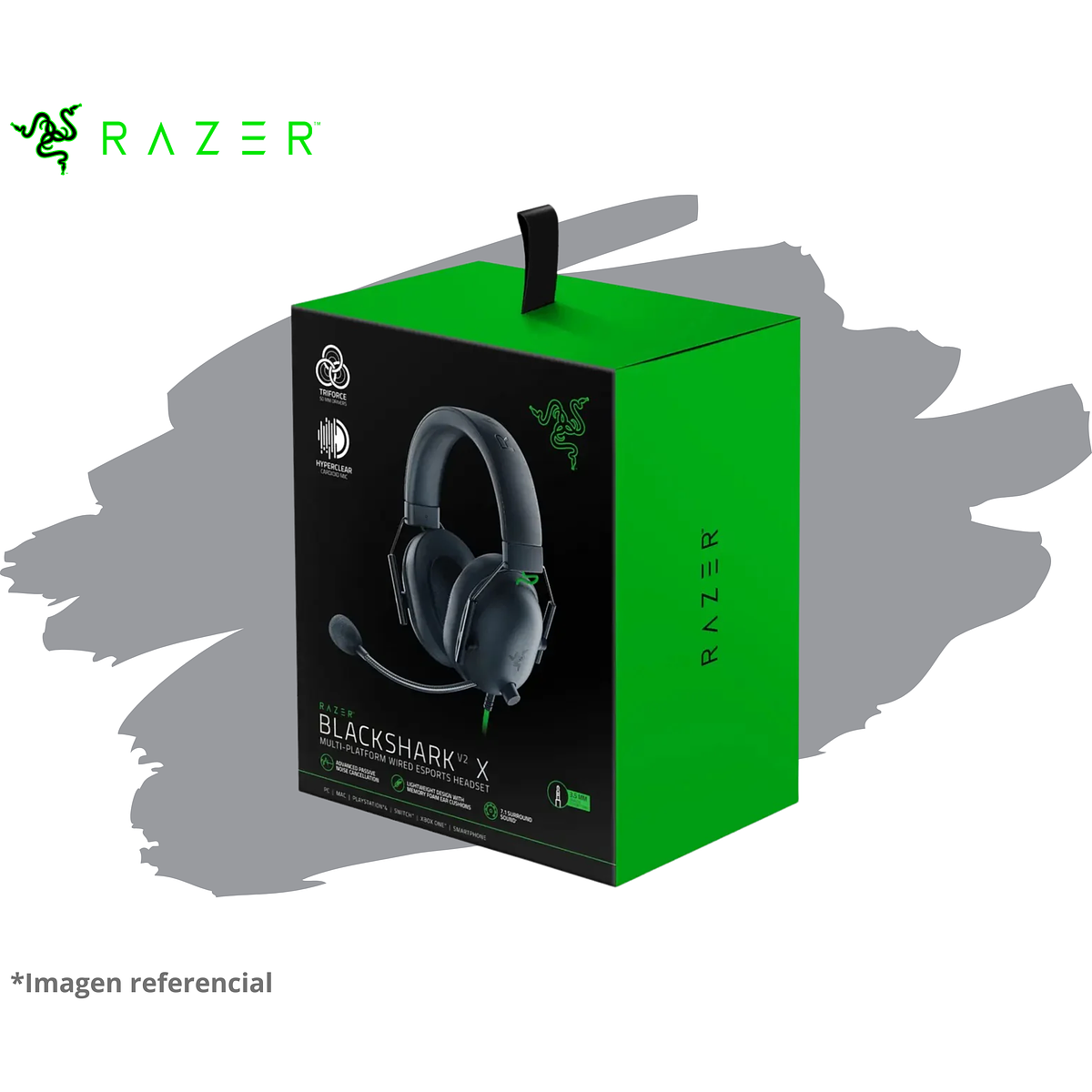 AUDIFONO C/MICROF. RAZER BLACKSHARK V2 X MULTI-PLATFORM 50MM 7.1 BLACK 1