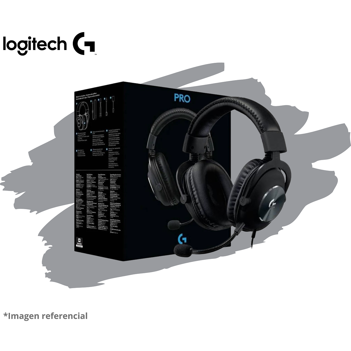 AUDIFONO C/MICROF. LOGITECH G PRO X BLACK  1