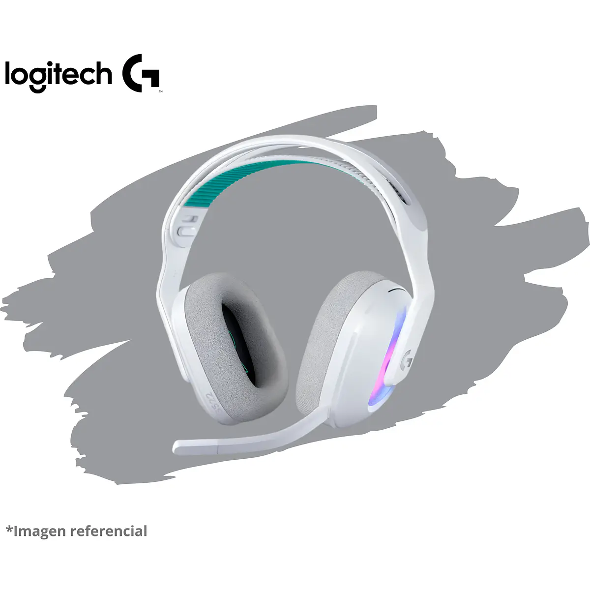 AUDIFONO C/MICROF. LOGITECH G522 90 H LIGHTSPEED/BT/CABLE USB-C LIGHTSYNC RGB WHITE 3