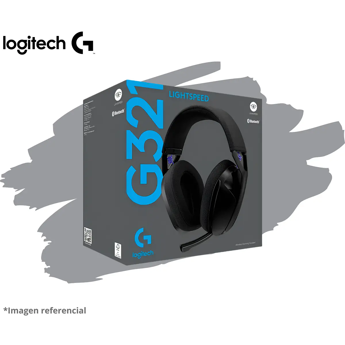 AUDIFONO C/MICROF. LOGITECH G321 22H/LIGHTSPEED/BT/40MM/CABLE US 1