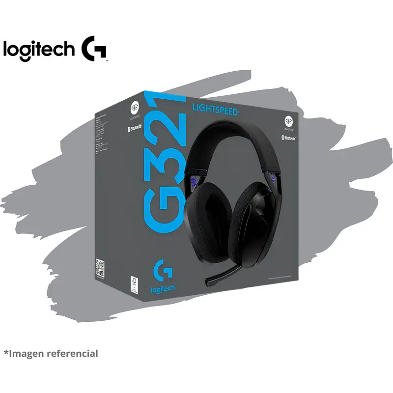 AUDIFONO C/MICROF. LOGITECH G321 22H/LIGHTSPEED/BT/40MM/CABLE US 1