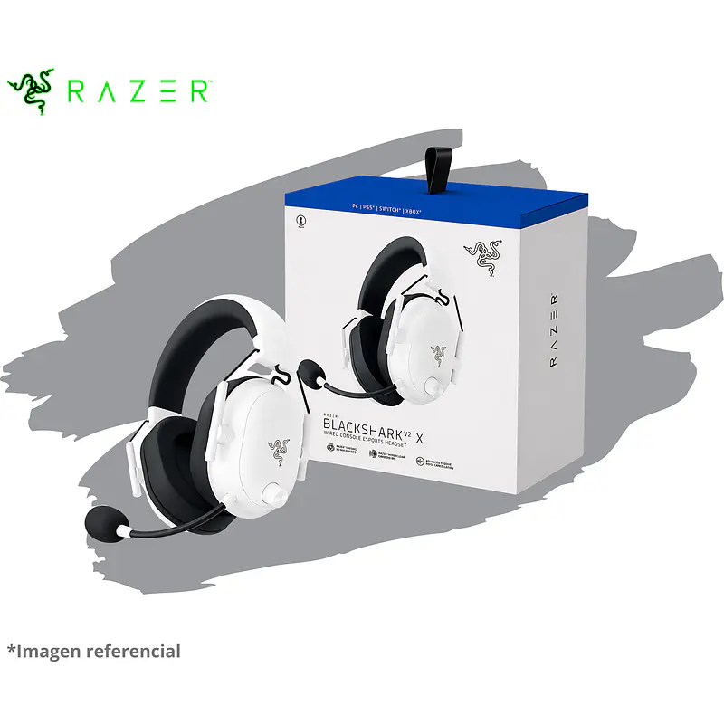 AUDIFONO C/MICROF. RAZER BLACKSHARK V2 X EDITION PS5 WHITE  1