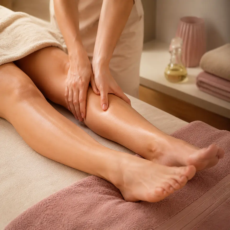 Masaje de piernas cansadas 1