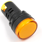 Luz Piloto LED Monoblock 22mm 220V Color Ambar 1