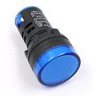 Luz Piloto LED Monoblock 22mm 220V Color Azul 1