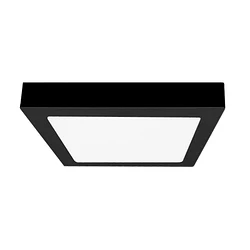 Panel LED Sobrepuesto Cuadrado 24W 4000K 300x300mm Negro