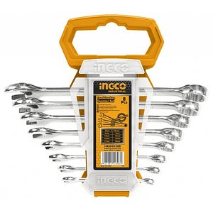 Set llaves Punta/Corona Industrial 8 Piezas 6-19mm