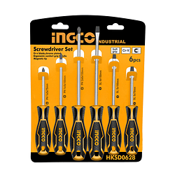 Set Destornilladores Industrial 6 Piezas