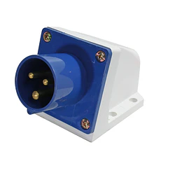 Enchufe Industrial Macho Sobrepuesto 2P+T 16A 220V IP44