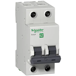 Interruptor Automático Bipolar Easy9 2P 2x10A Curva C 6kA