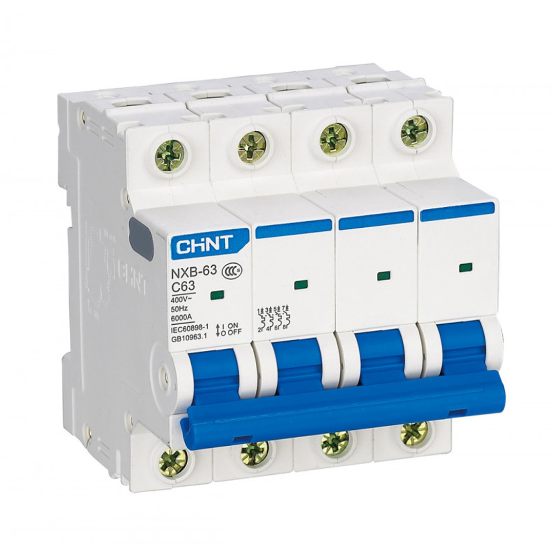 Interruptor Automático Tetrapolar 4P 4x10A Curva C 10kA