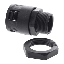 Conector Recto de Tornillo Rápido Libre de Halogenos 21mm 